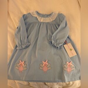 Ceci Lou Blue Kids Casual Dress